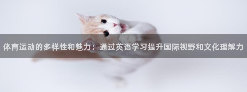 球客岛：体育运动的多样性和魅力：通过英语学习提升国际视野和文化理解力